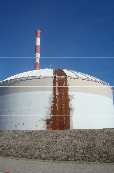 peinture sur structure